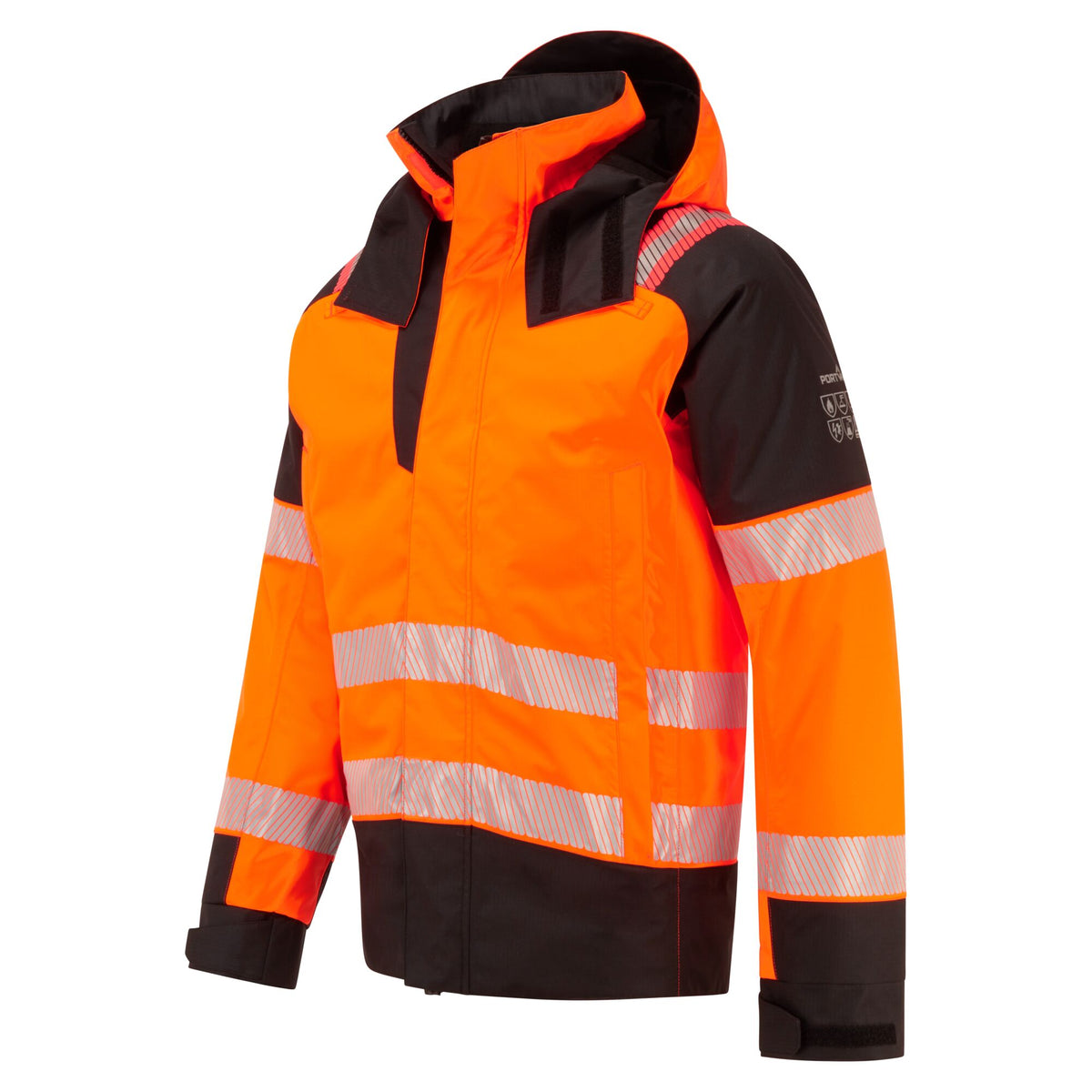 PW3 Modaflame Rain+ Hi-Vis Multi-Norm FR Winter Jacket - Portwest FR606
