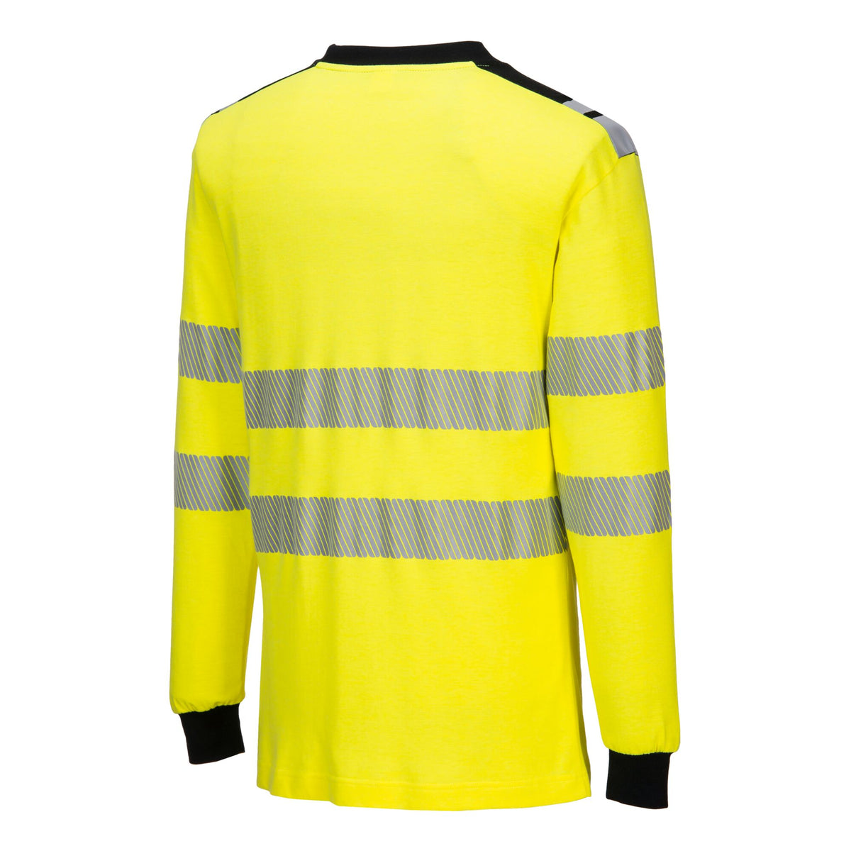 PW3 Modaflame gebreid Hi-Vis FR T-shirt met lange mouwen - Portwest FR701 Portwest