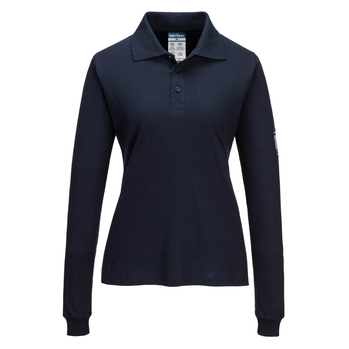Modaflame flammhemmendes Damen-Langarm-Poloshirt – Portwest FR758