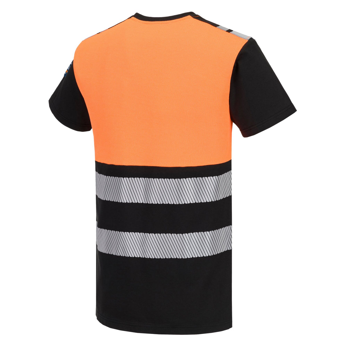 PW3 Modaflame gebreid Hi-Vis Klasse 1 FR T-shirt met korte mouw - Portwest FR776 Portwest