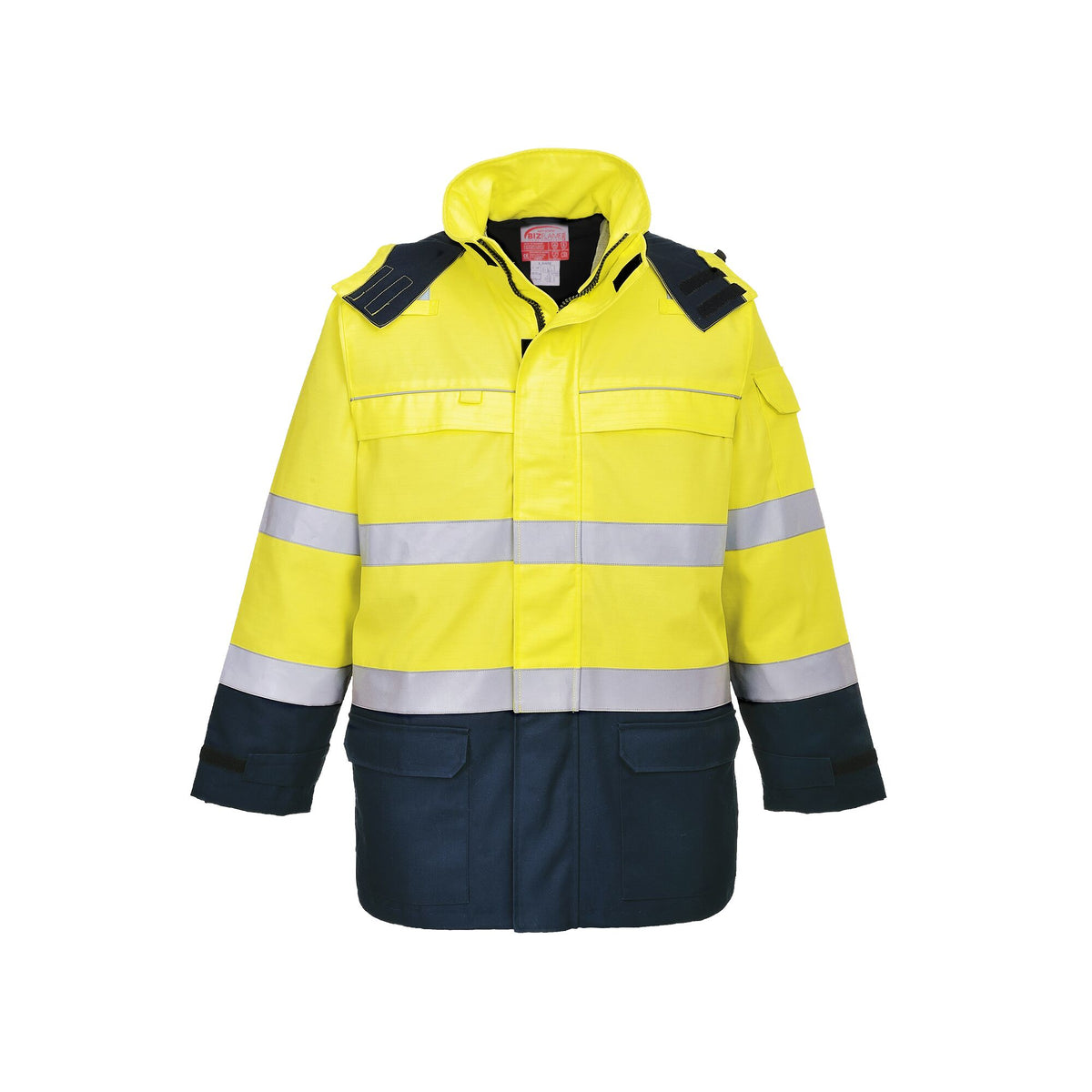Bizflame Regen+ Hi-Vis Vlamboog Jack - Portwest FR79