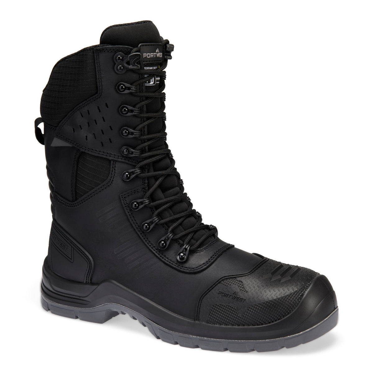 Samengesteld leder Hoge schoen S7L HRO M CI LG SC AN SR FO - Portwest FV03 Portwest