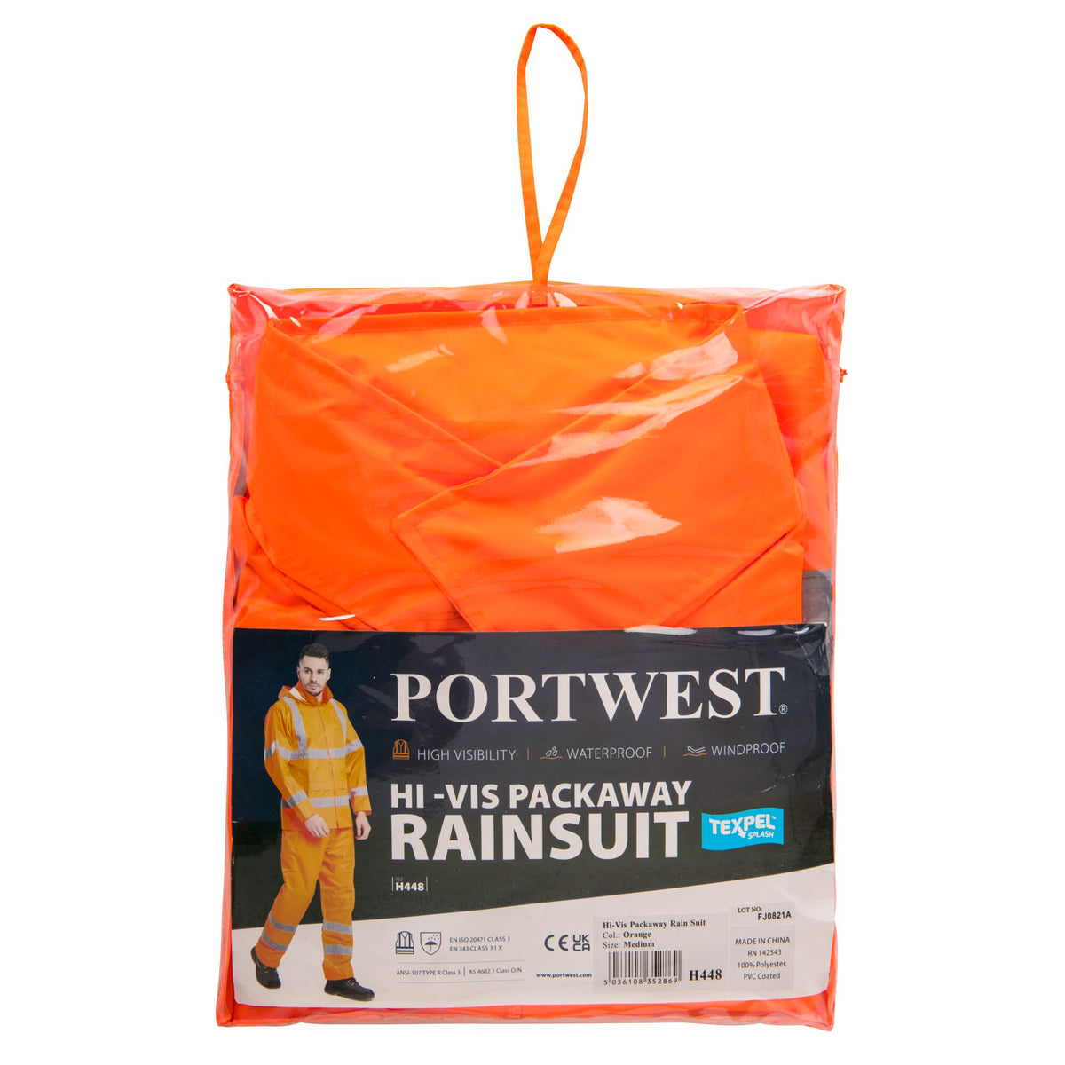 Hi-Vis Rain Suit - Portwest H448