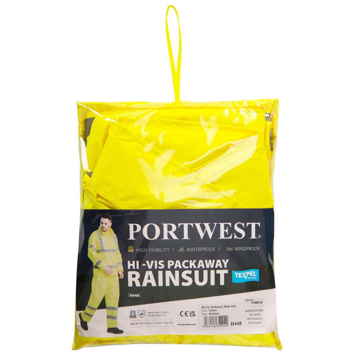 Hi-Vis Rain Suit - Portwest H448