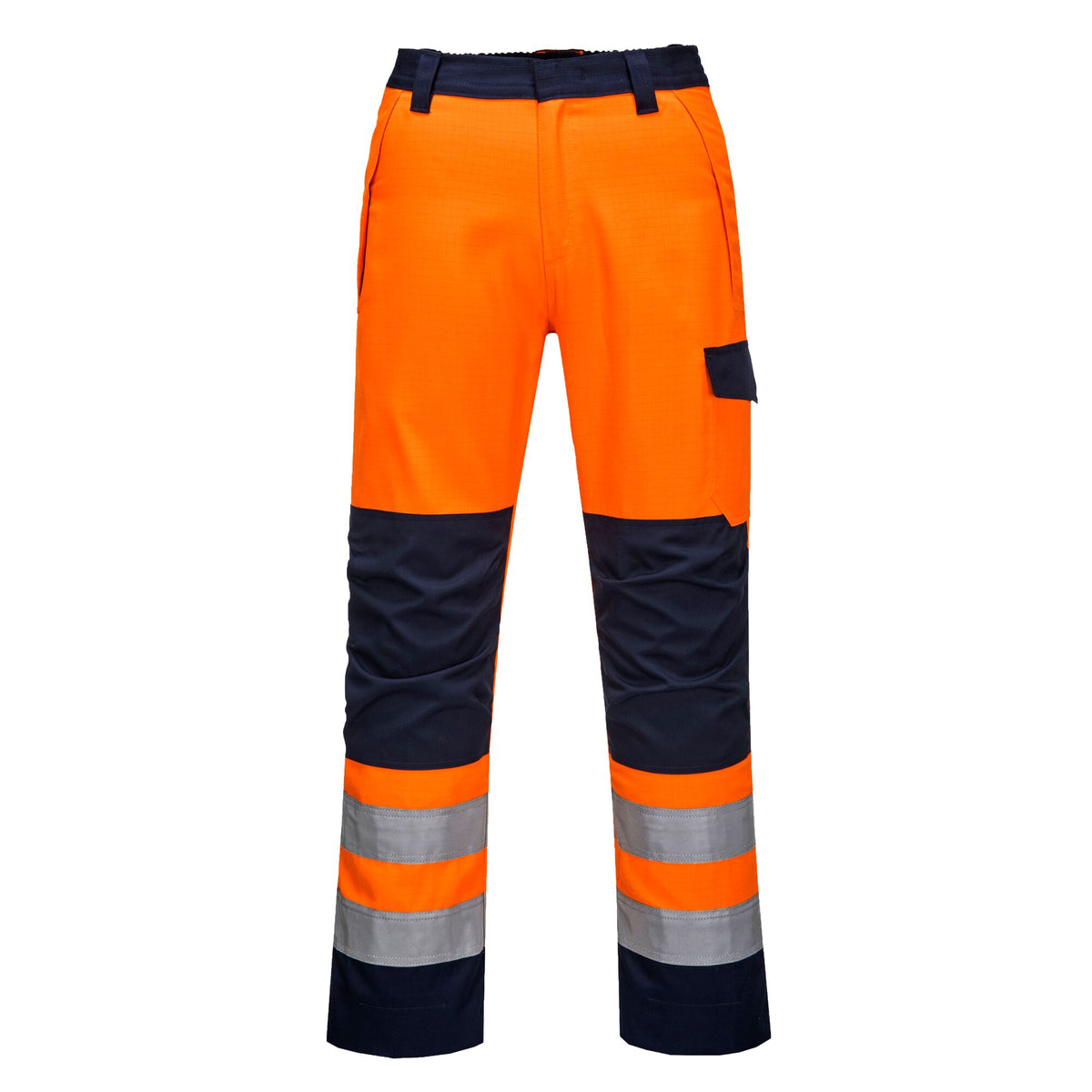 MV36 - Modaflame RIS Oranje/Marine Broek - Portwest