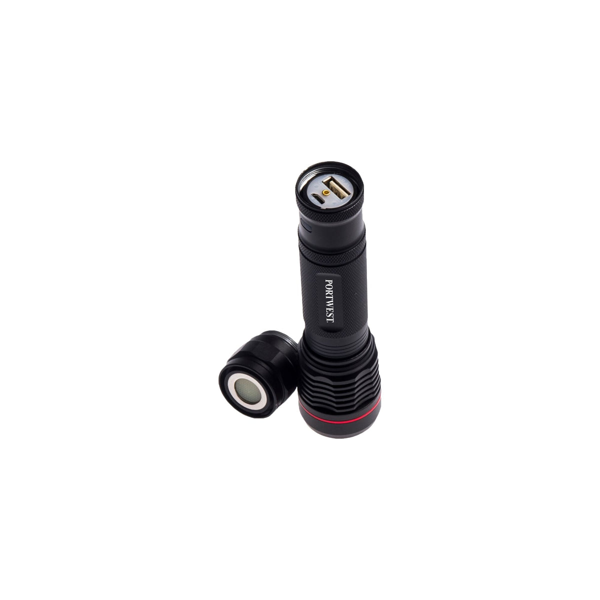 USB oplaadbare zaklamp - Portwest PA75 Portwest