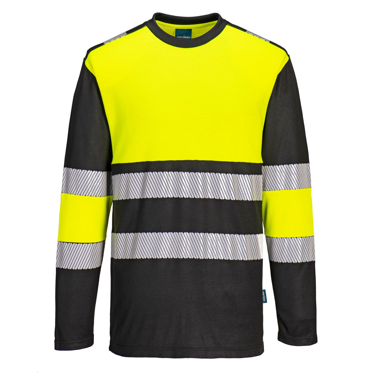 PW3 Hi-Vis T-Shirt lange mouw klasse 1 - Portwest PW312 Portwest