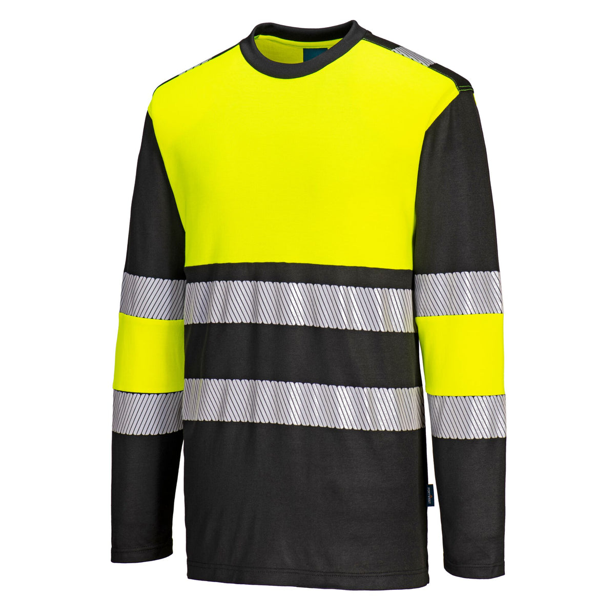 PW3 Hi-Vis T-Shirt lange mouw klasse 1 - Portwest PW312 Portwest