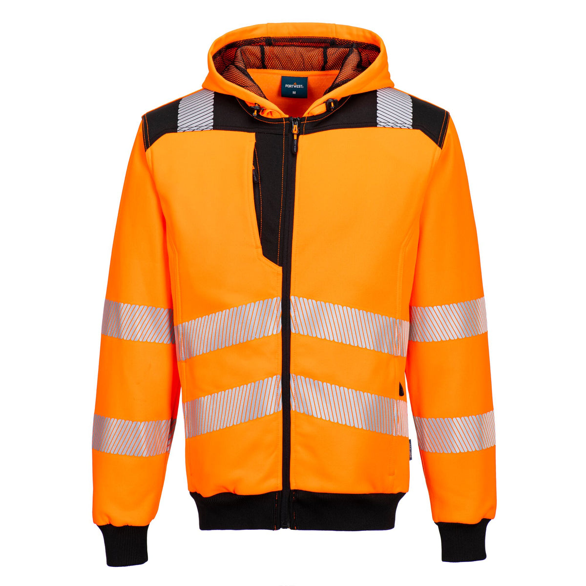 PW3 Hi-Vis Hoodie met rits - Portwest PW327 Portwest