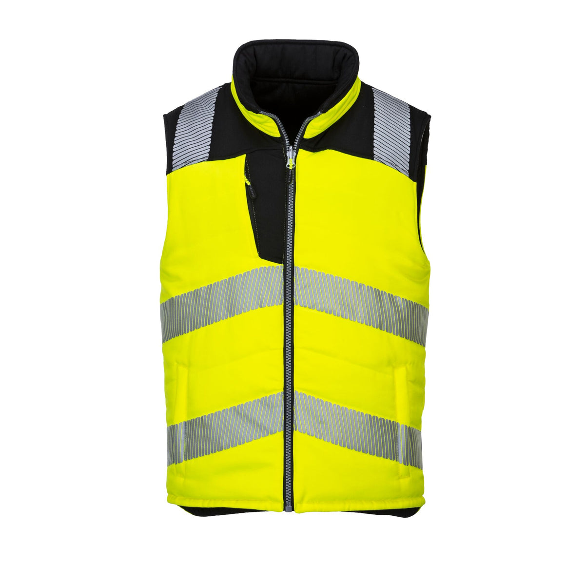 PW3 Hoge zichtbaarheid Bodywarmer, 2 zijde draagbaar. - Portwest PW374 Portwest