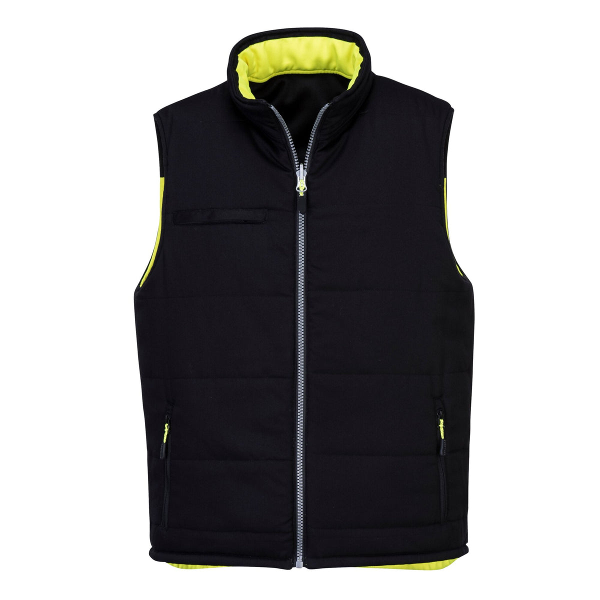 PW3 Hoge zichtbaarheid Bodywarmer, 2 zijde draagbaar. - Portwest PW374 Portwest