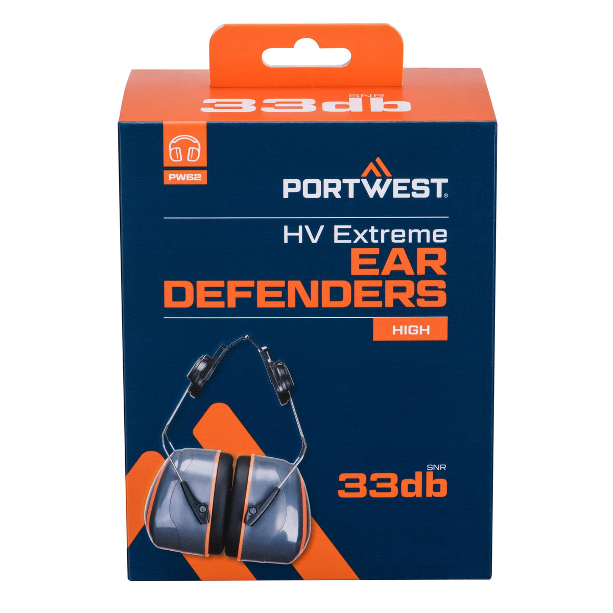 PW62 - HV Extreme gehoorbeschermer op helm gemonteerd - Portwest