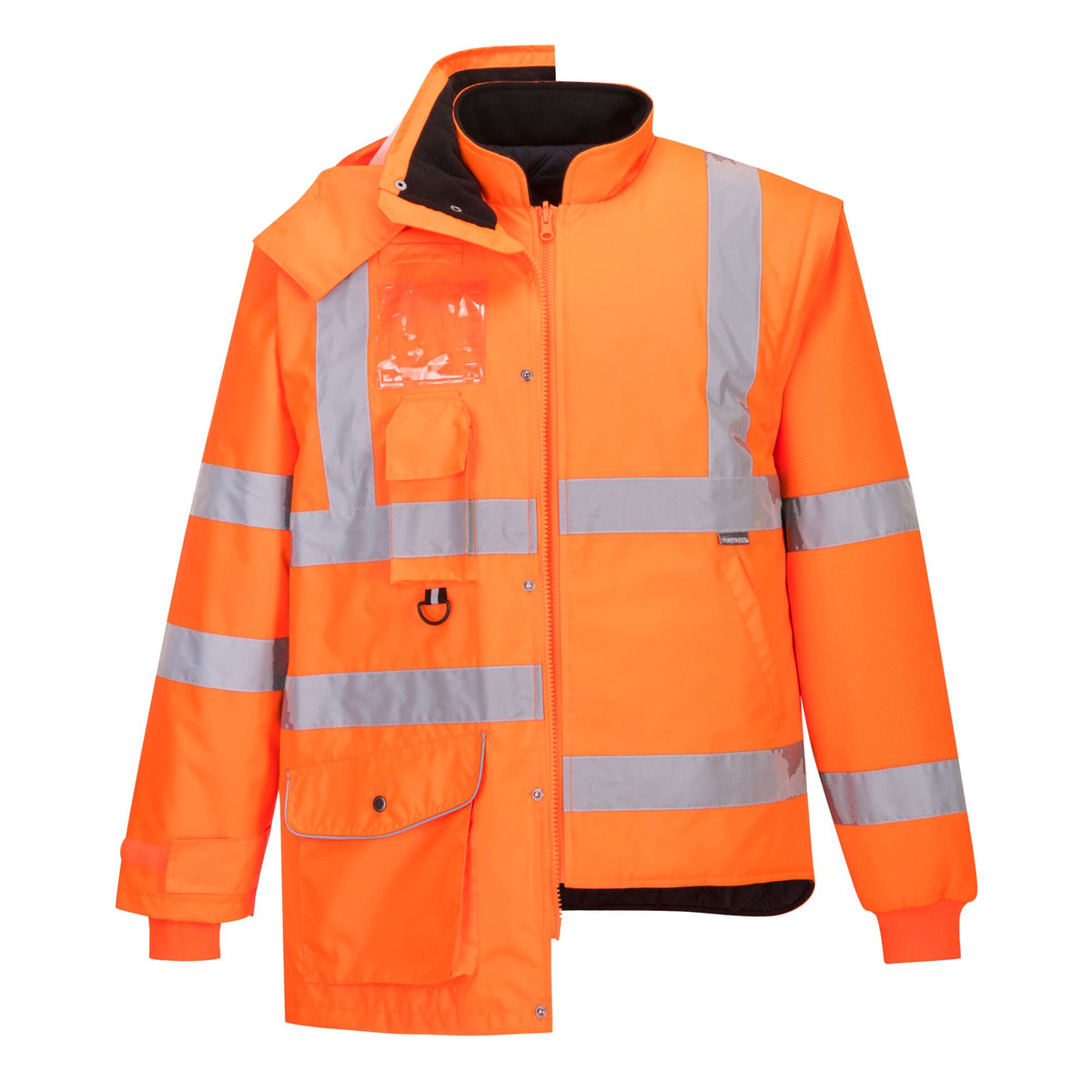 Hi-Vis Ademend 7-in-1 Verkeersjack - Portwest RT27 Portwest
