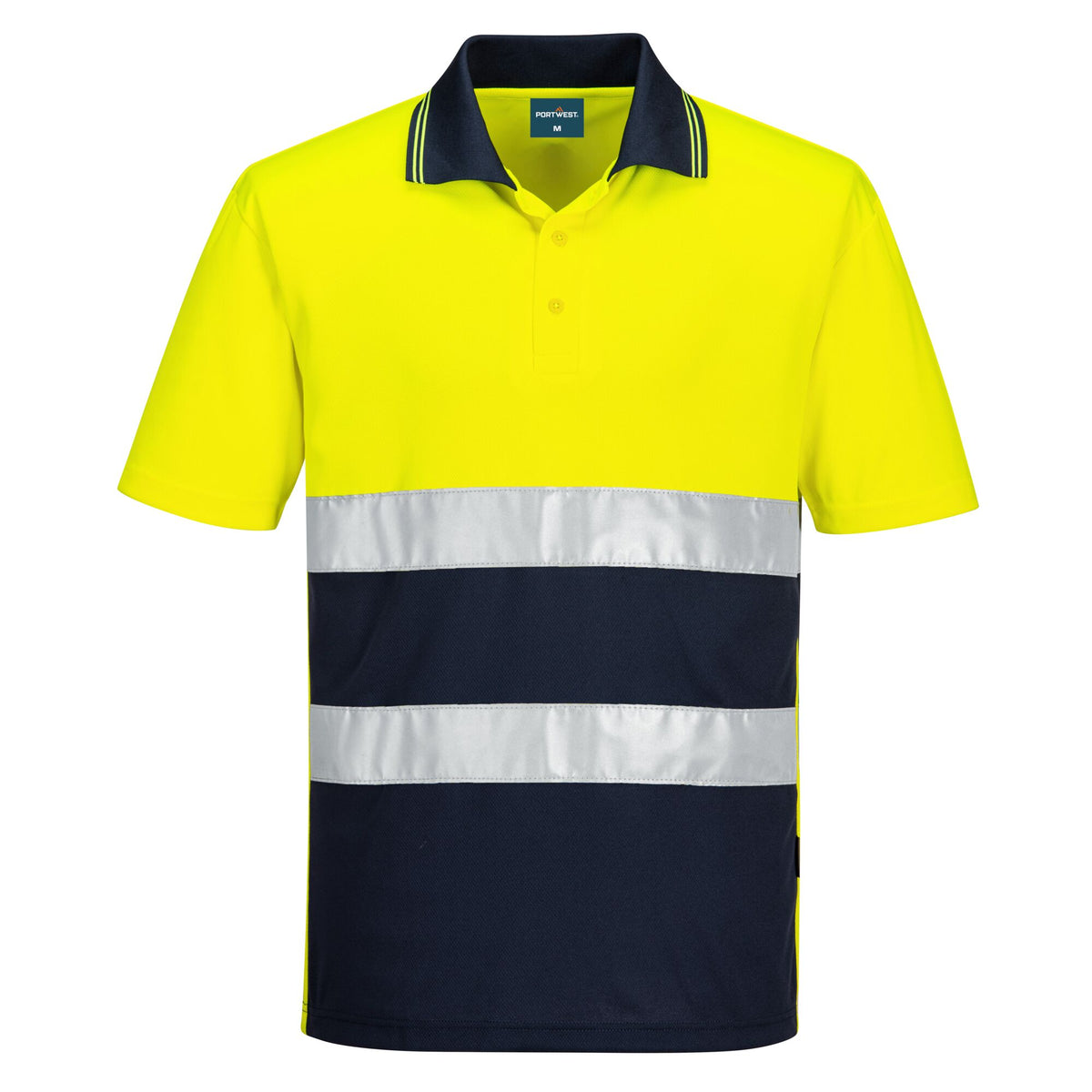HiVis lichtgewicht contrast Poloshirt Korte Mouw - Portwest S175 Portwest