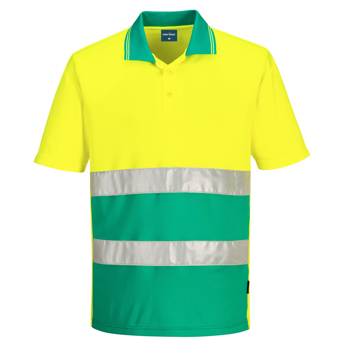 HiVis lichtgewicht contrast Poloshirt Korte Mouw - Portwest S175 Portwest