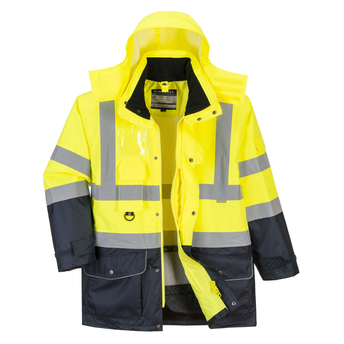 Hi-Vis 7-in-1 Contrast Traffic Jack - Portwest S426 Portwest