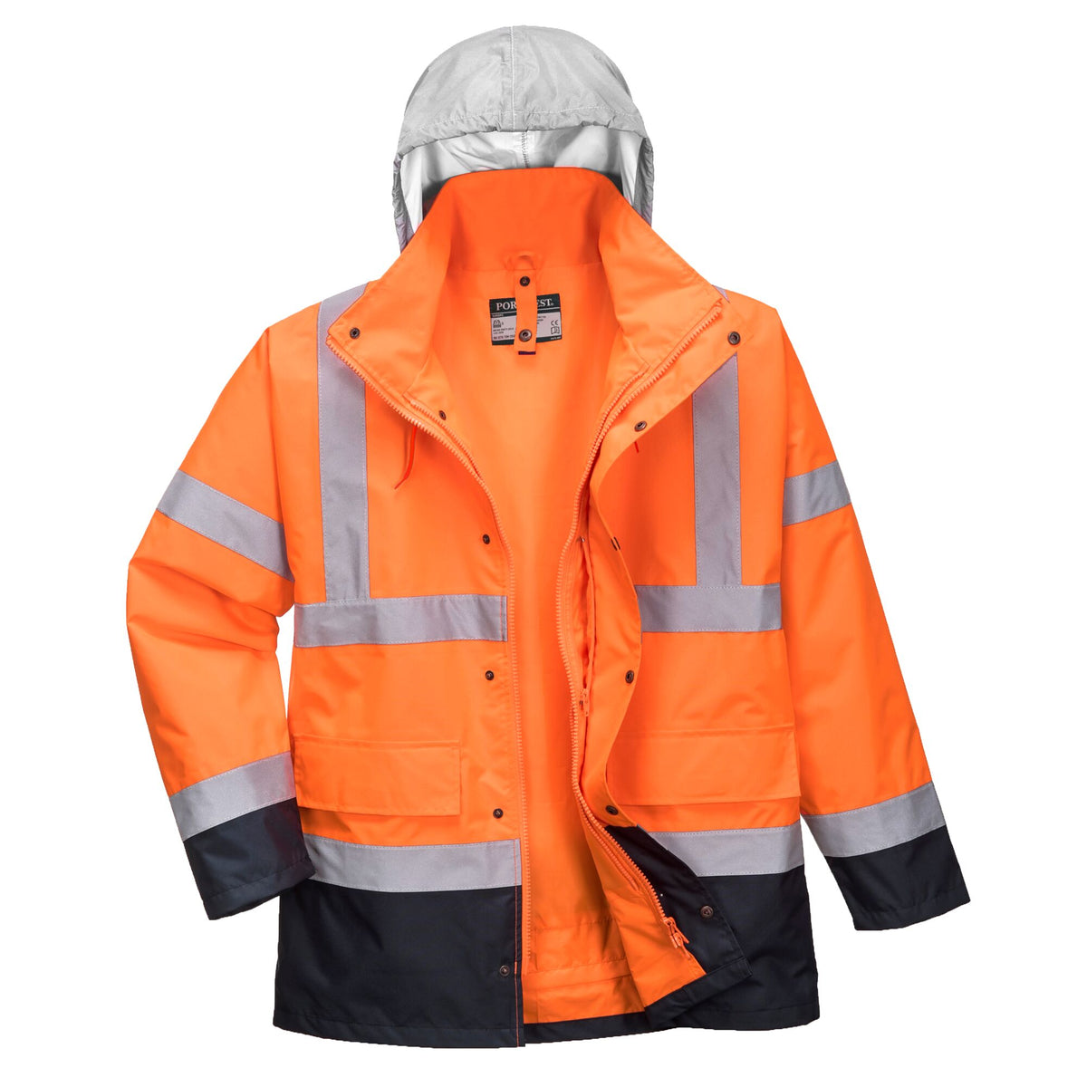 Hi-Vis 4-in-1 Contrast Traffic Jack - Portwest S471 Portwest