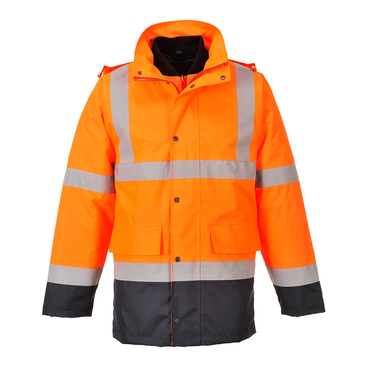 Hi-Vis 4-in-1 Contrast Traffic Jack - Portwest S471 Portwest