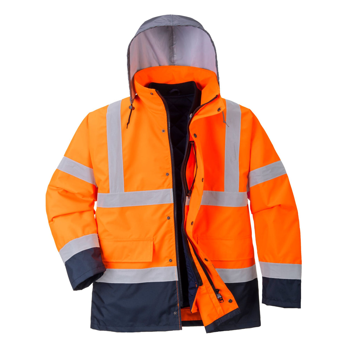 Hi-Vis 4-in-1 Contrast Traffic Jack - Portwest S471 Portwest