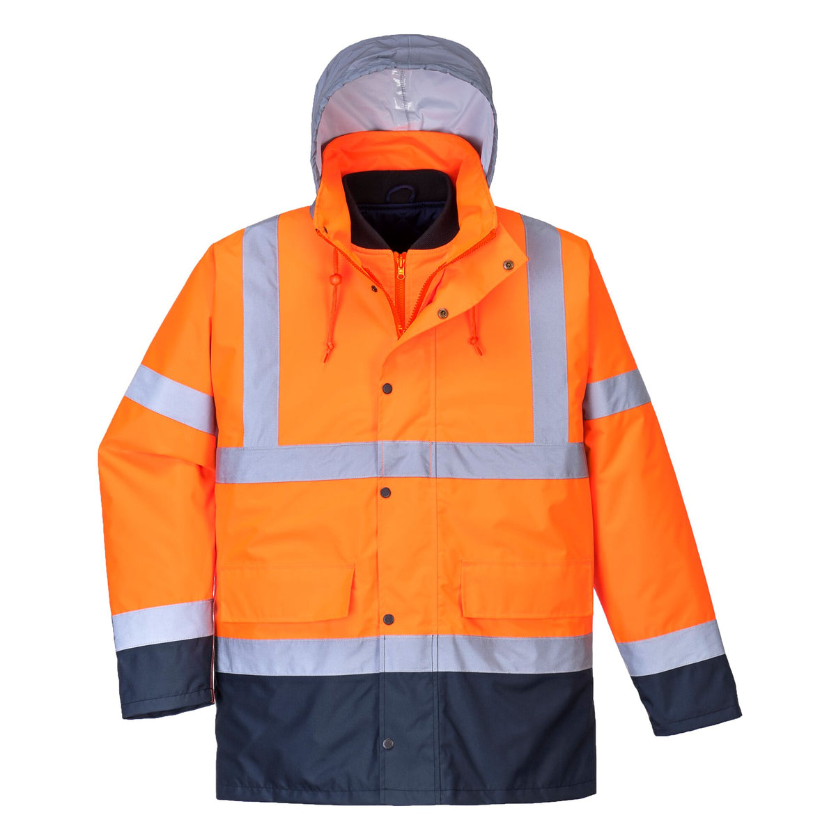 Hi-Vis 4-in-1 Contrast Traffic Jack - Portwest S471 Portwest