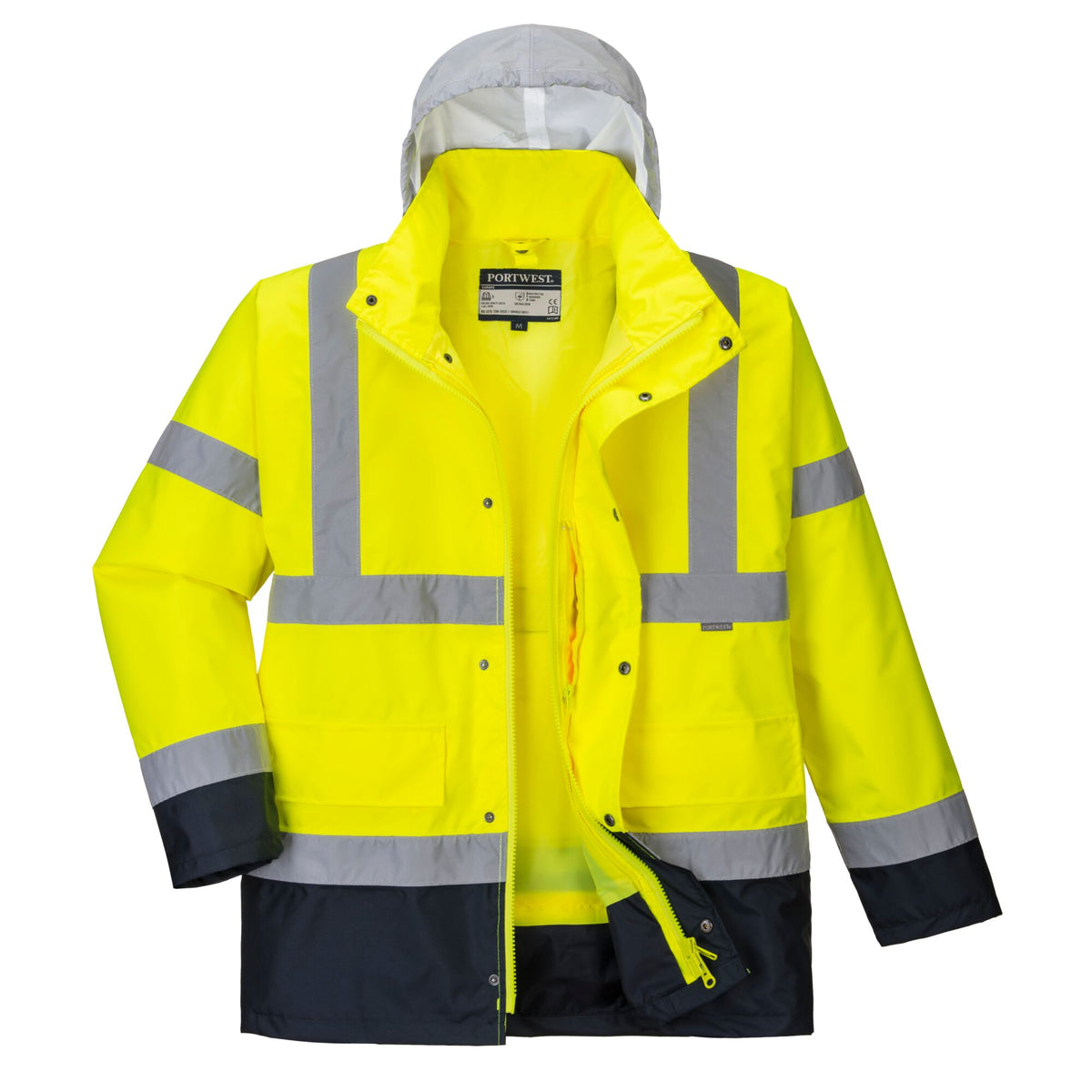 Hi-Vis 4-in-1 Contrast Traffic Jack - Portwest S471 Portwest