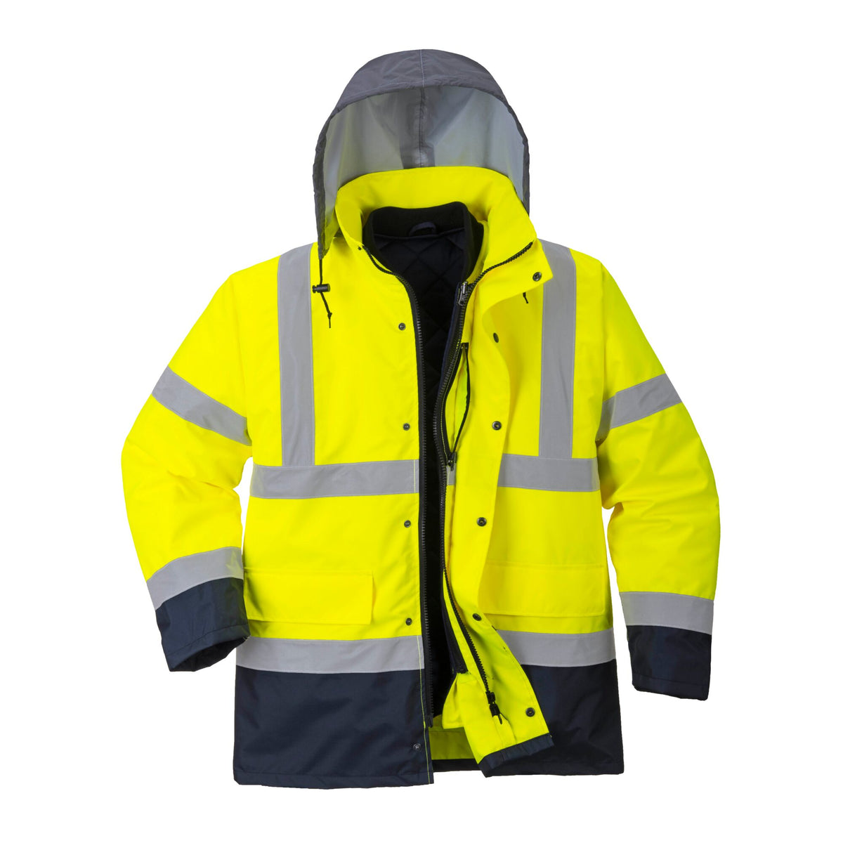 Hi-Vis 4-in-1 Contrast Traffic Jack - Portwest S471 Portwest