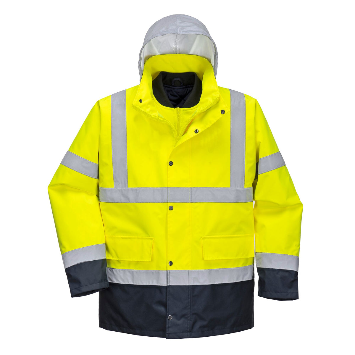 Hi-Vis 4-in-1 Contrast Traffic Jack - Portwest S471 Portwest