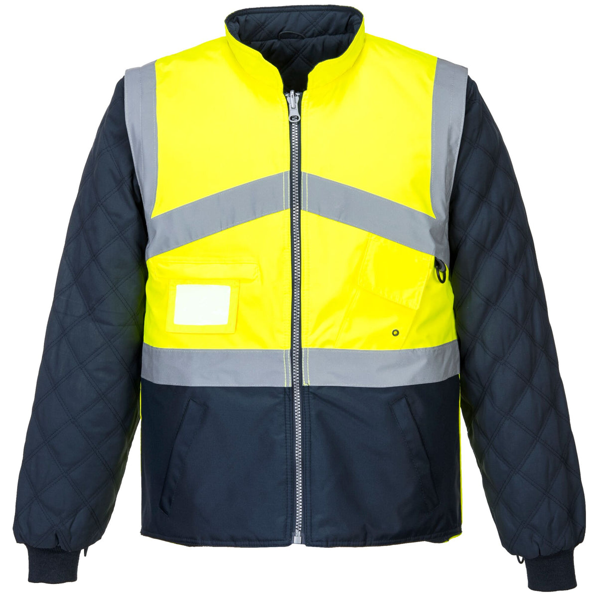 Hi-Vis ademend 2-in-1 contrast omkeerbaar jack - Portwest S769 Portwest