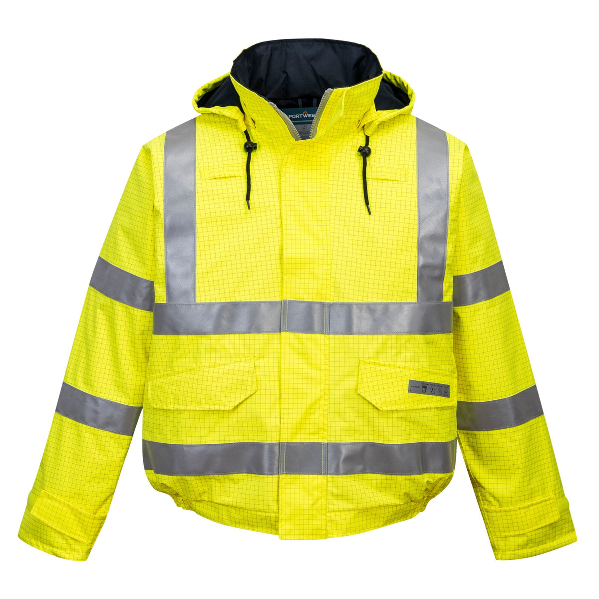 Bizflame Rain Hi-Vis Antistatic FR Bomberjack - Portwest S773