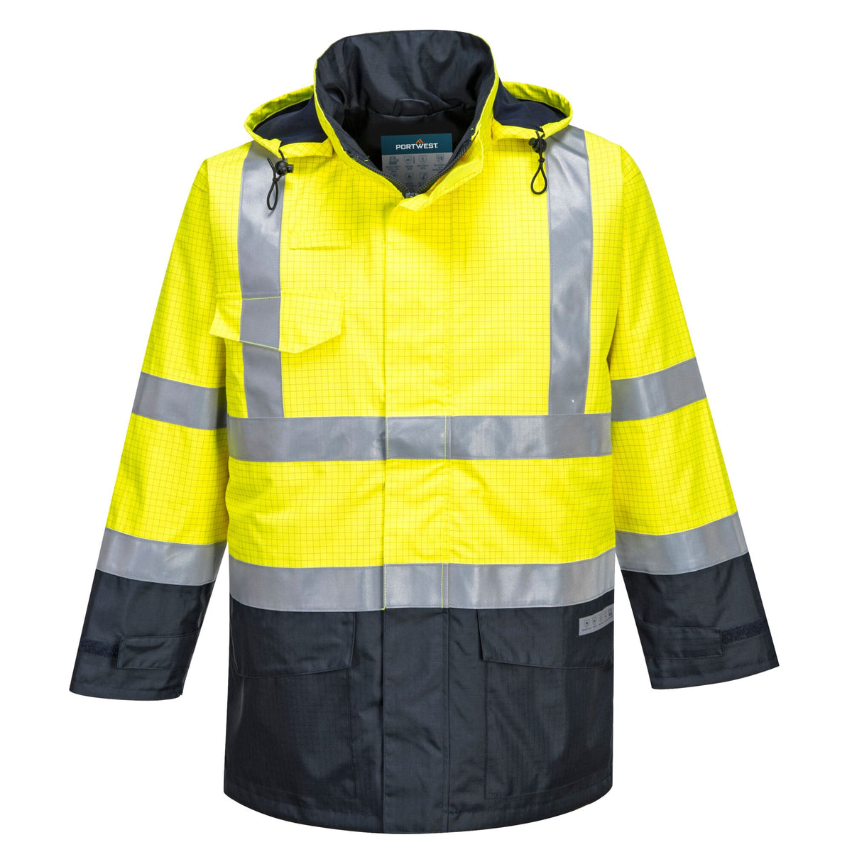 Bizflame Regen Hi-Vis Multi-Beschermend Jack - Portwest S779