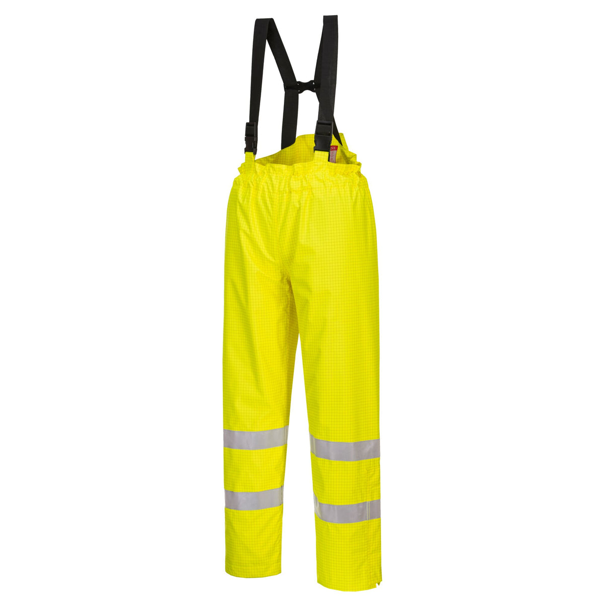 Calças de Chuva Forradas Bizflame Hi-Vis Antiestáticas FR - Portwest S781