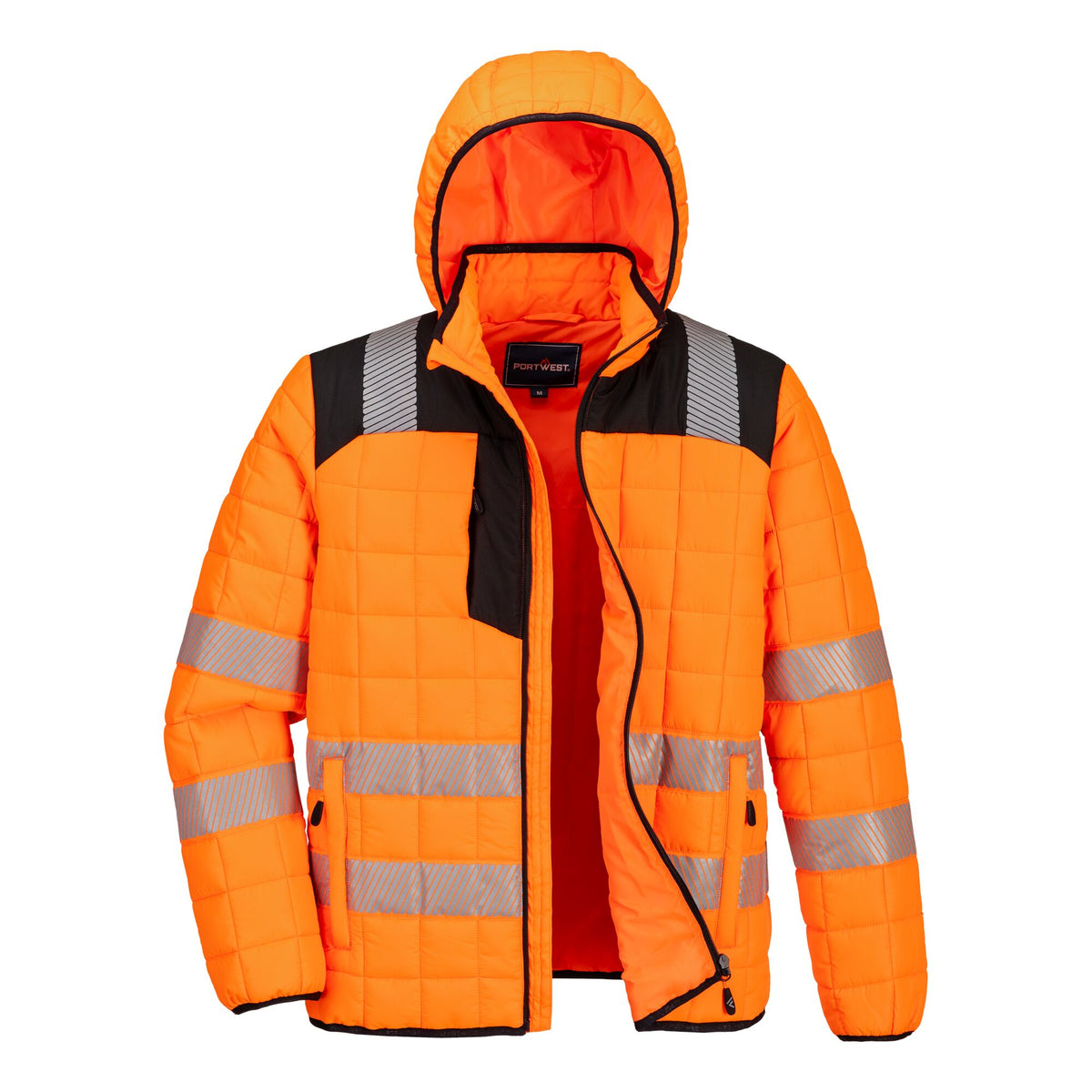 PW3 Hi-Vis Square Baffle Jack - Portwest T165 Portwest