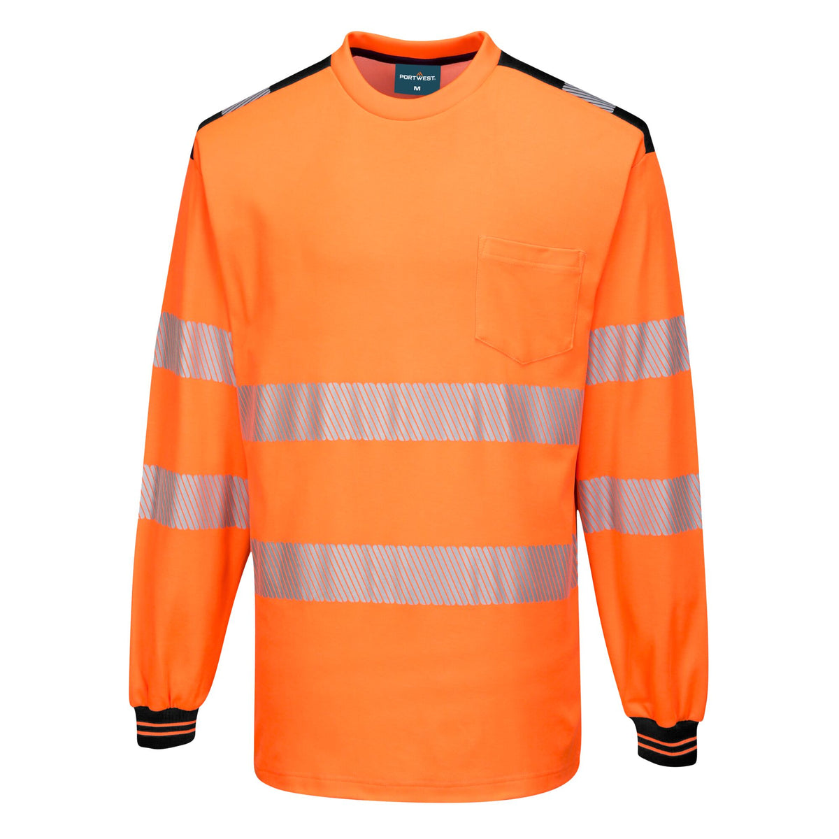 T-shirt de Alta Visibilidade PW3 de manga comprida - Portwest T185