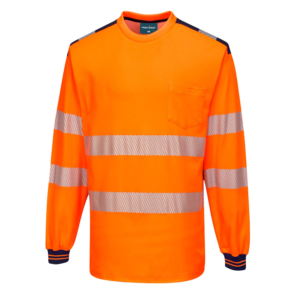 T-shirt de Alta Visibilidade PW3 de manga comprida - Portwest T185