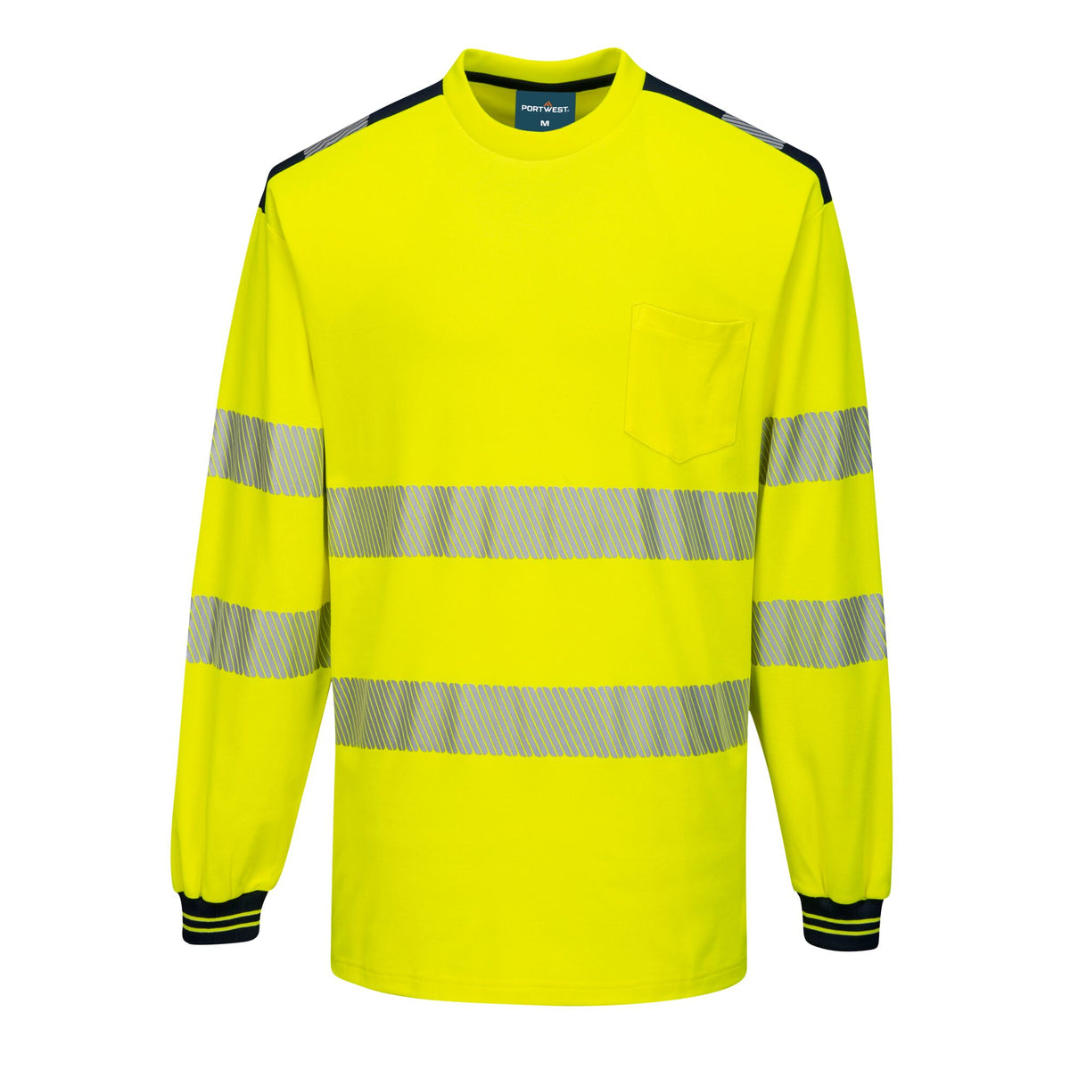 T-shirt de Alta Visibilidade PW3 de manga comprida - Portwest T185