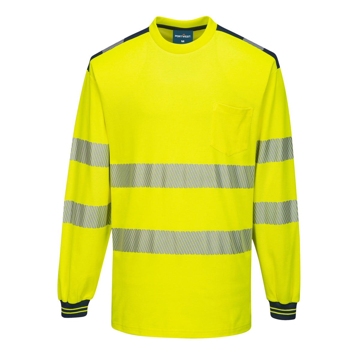 T-shirt de Alta Visibilidade PW3 de manga comprida - Portwest T185