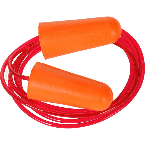 Corded PU Foam Ear Plug (200 pairs) (per 200 pcs) EP08 - Ear plug - Hearing  protection - PPE