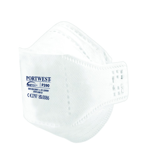 EAGLE FFP3 Dolomite Fold Flat Respirator (Pk20) (per 20 pcs) P390