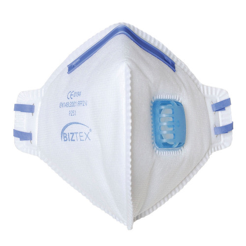 FFP2 Valved Fold Flat Respirator (Pk20) (per 20 pcs) P251