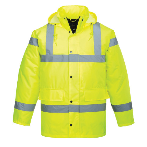 Hi vis breathable waterproof jacket top