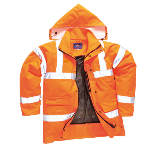 Hi Vis Breathable Jacket RT60 Weatherproof High visibility