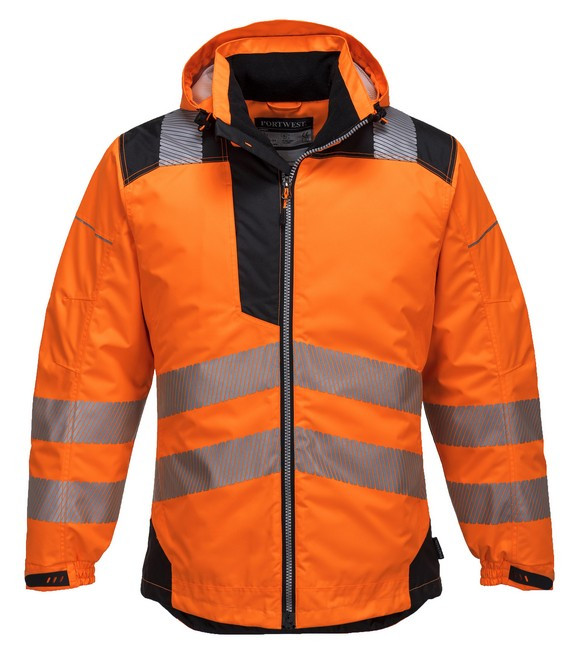 PW3 Hi-Vis Winter Jacket T400 - High visibility - Rainwear - Protective ...