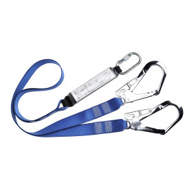Double Webbing Lanyard With Shock Absorber FP51