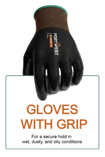 Image of a grip glove with a promotional banner. The image links to the grip gloves collection.