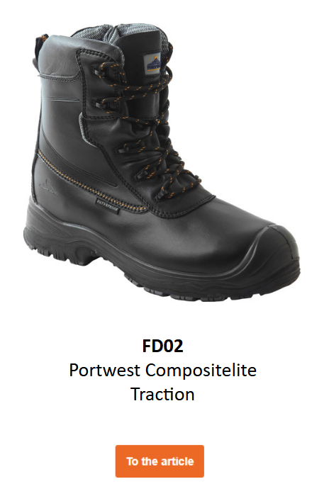 Image of the S3 Compositelite Traction HRO CI WR FD02 safety shoe in black. Link to the product page available.