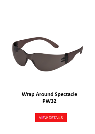 Image of the all-round safety glasses PW32 in black with a link to the article.