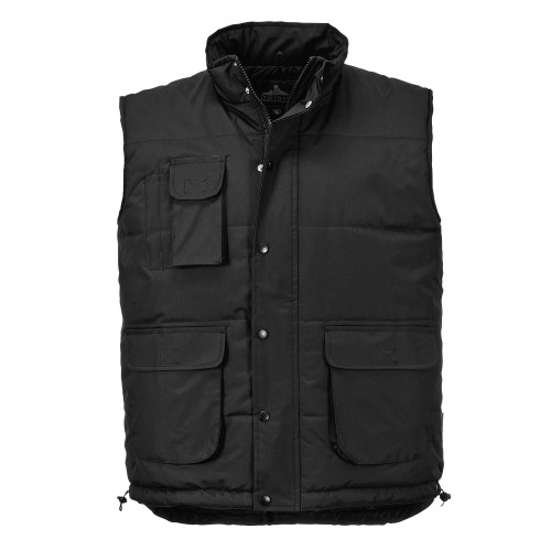 Image of the classic, waterproof vest S415 in black with a link to the article.