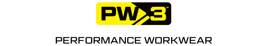Black and yellow logo of the Portwest brand with the slogan "Performance Workwear".